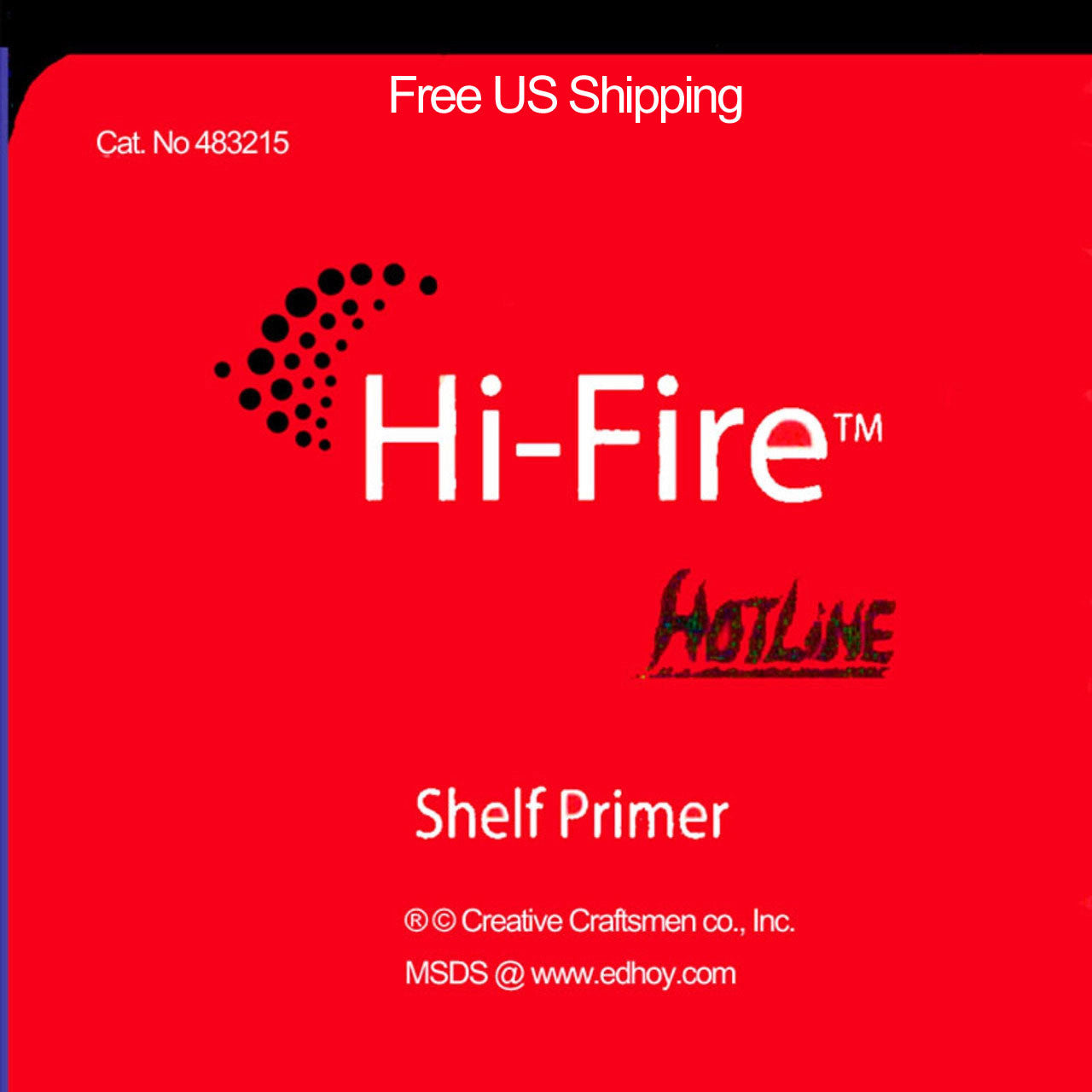 Hi Fire Primer Mold & Shelf Primer Hotline Glass Fusing Supplies 1.5 (41524-E)