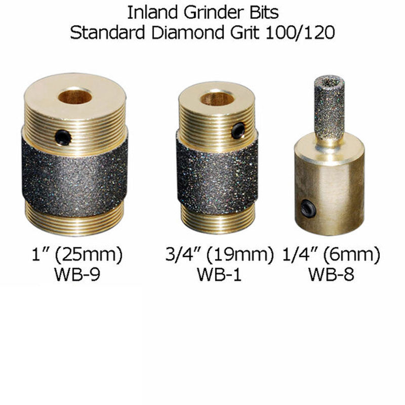Glass Tool - Inland Glass Grinder Bits WB-9, WB-1, WB-8