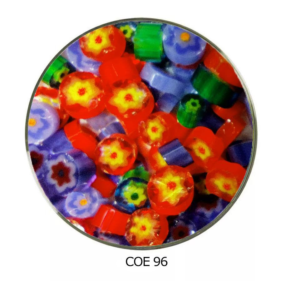 Milliefiori 1/2 oz Multi-Color Rainbow Cape Jasmine Floral COE96 (96454) 
