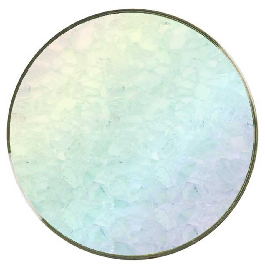 Oceanside Glass Frit Clear Iridescent Transparent Coarse COE96 (96915-FRIT-COR)
