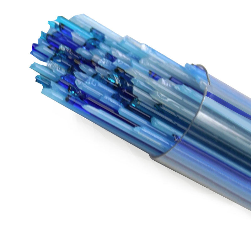 COE96 Glass Stringer Neutral Family Tube 5 oz , S-BLUE-FAM-F-1