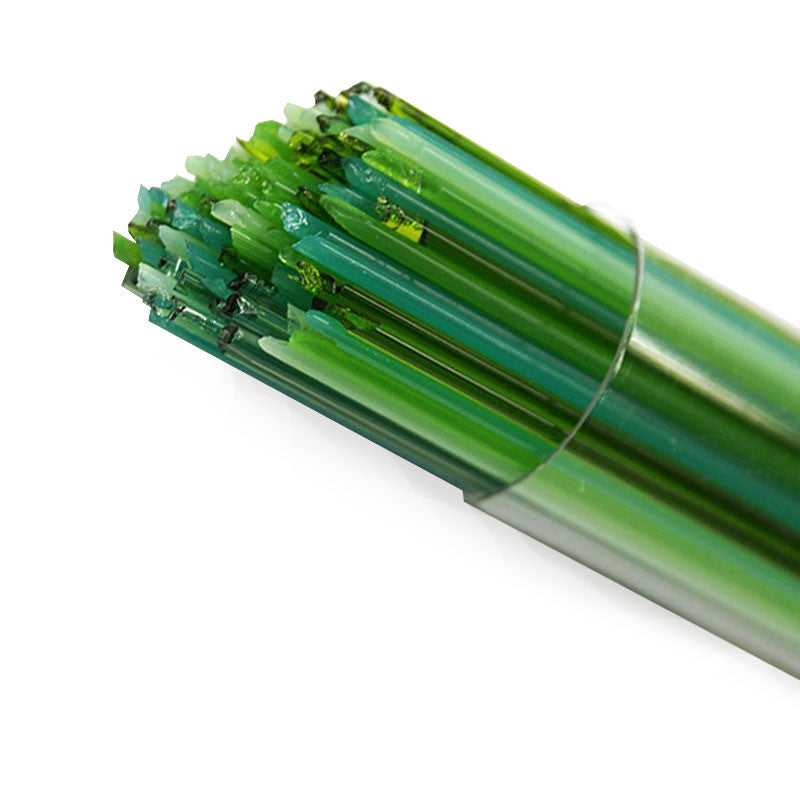 COE96 Glass Stringer Green Family Tube 17 or 8.5 inch or Bits , S-GREEN-FAM-F-1