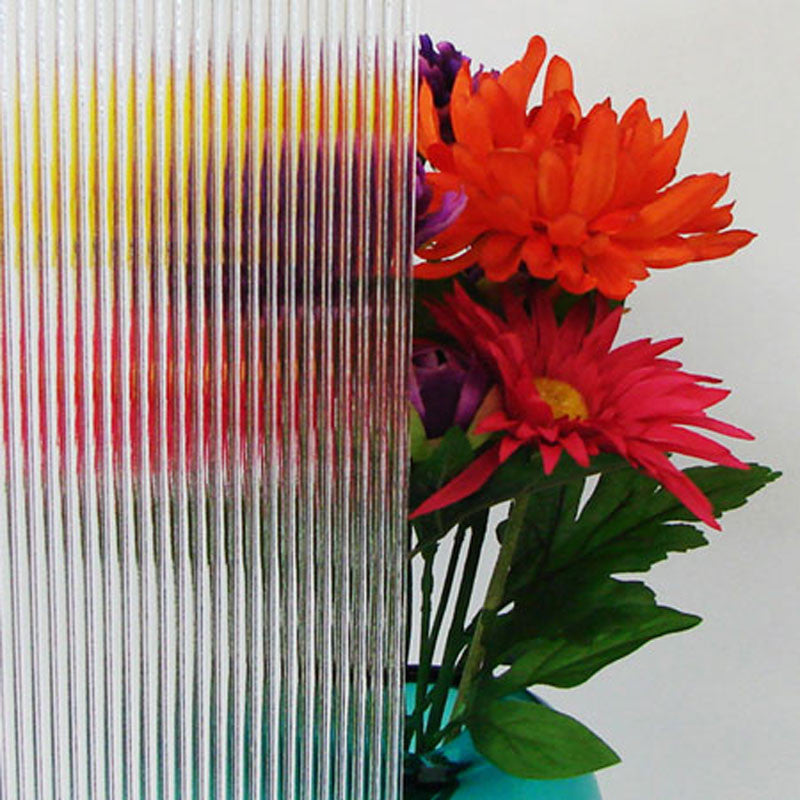 Clear Transparent Quarter Reed Sheet Glass Spectrum COE96 – Go Fusing