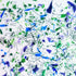 Each sheet of Uroboros Collage Blue Purple Green Glass COE96 Fracture Streamer, 11-51-96F is unique 