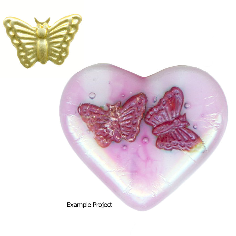 Fused Glass Inclusion: Butterflies II Small (Qty 6) (33213) 