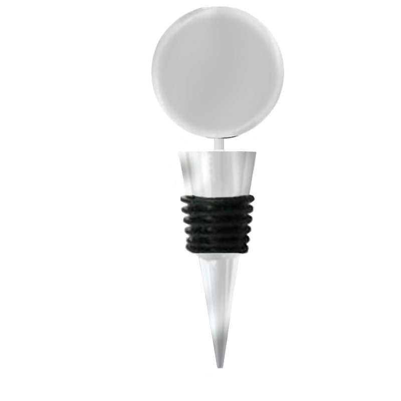 Bottle Stopper Round Blank for Fused Glass Glue-on Pad