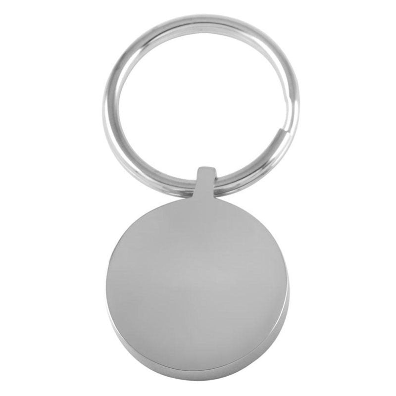 Key Ring 1 inch Round displaying entry to store ashes