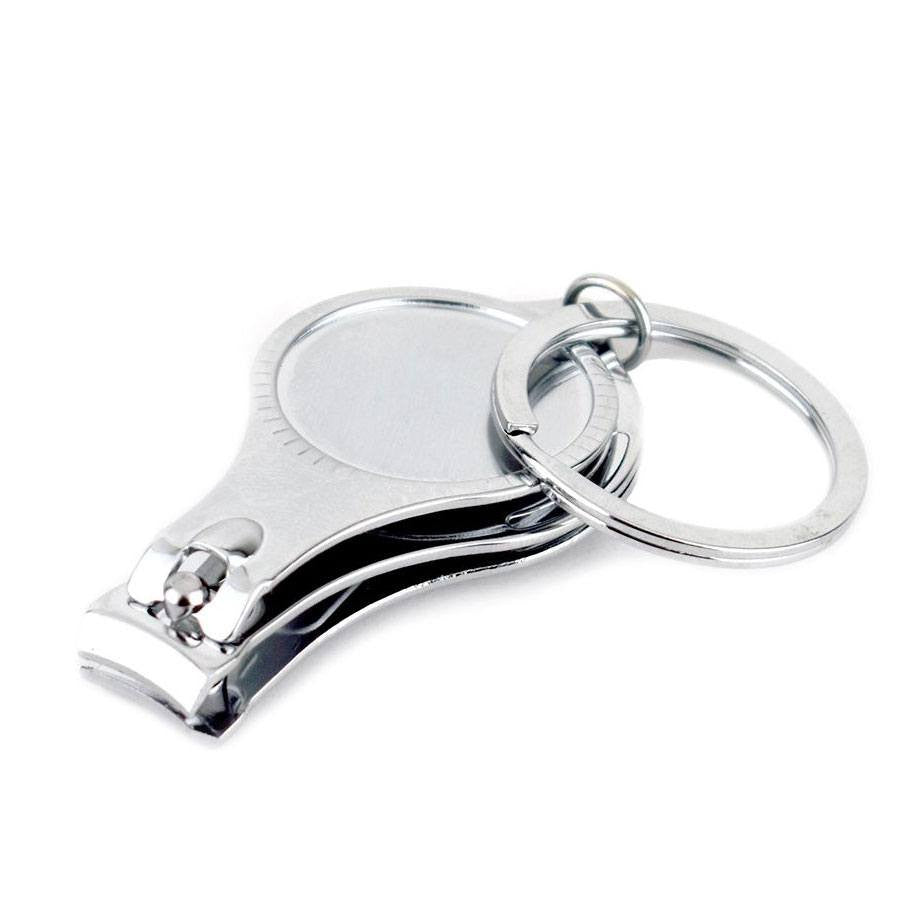 View 2 Key Ring - Nail Clipper - Bottle Opener - Glue on Pad (33264)