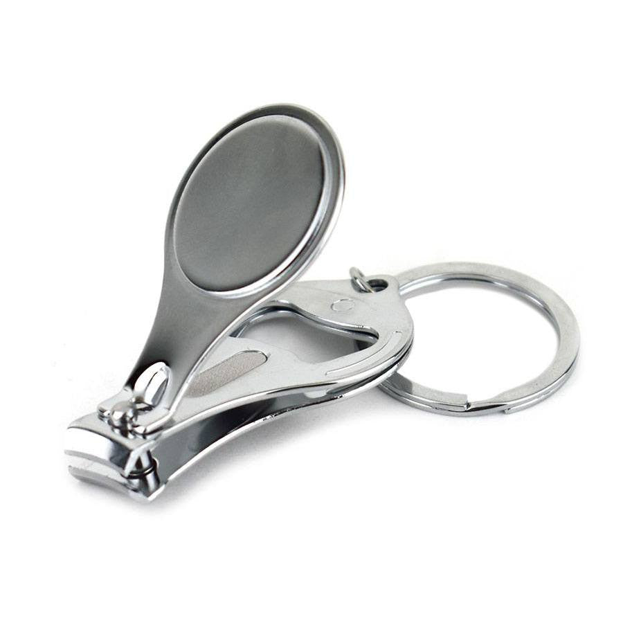 Key Ring - Nail Clipper - Bottle Opener - Glue on Pad (33264)