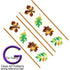 Colored: Fall Leaves Set of 2 strips