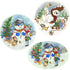 Snowman Christmas Decal Set Fused Glass or Ceramics