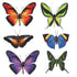 Butterflies Fusible Glass Waterslide Decal Set