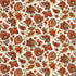 Paisley Design Reds Fused Glass or Ceramic Decal (33361)