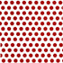 Polka Dots Decal Red Fused Glass or Ceramics (33374)