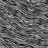 LOW to HI FIRE Background Zebra Print (Lead Free) Black Enamel Fusible Decal (4" x 4")