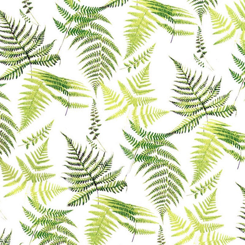 Fern Leaves Decal Fused Glass or Ceramics