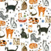 Cats Decal Fused Glass or Ceramics 