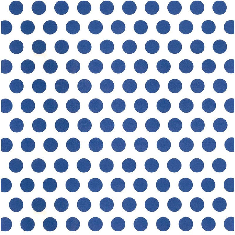 Polka Dots Decal Blue Fused Glass or Ceramics (33748)