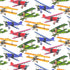 Airplanes Biplanes Decal Fused Glass or Ceramic Waterslide