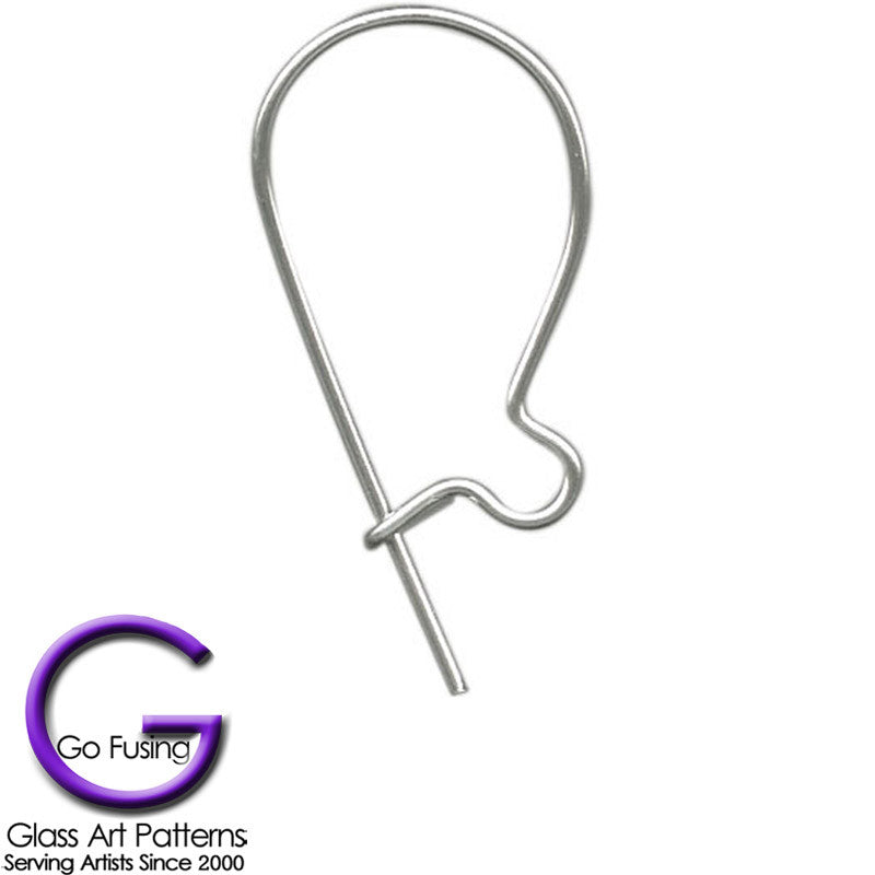 Earring Finding: Kidney Earring Wire Stainless Steel