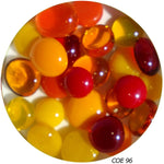 COE 96 Fusible Glass Pebble - Multi-Color Hot Mix