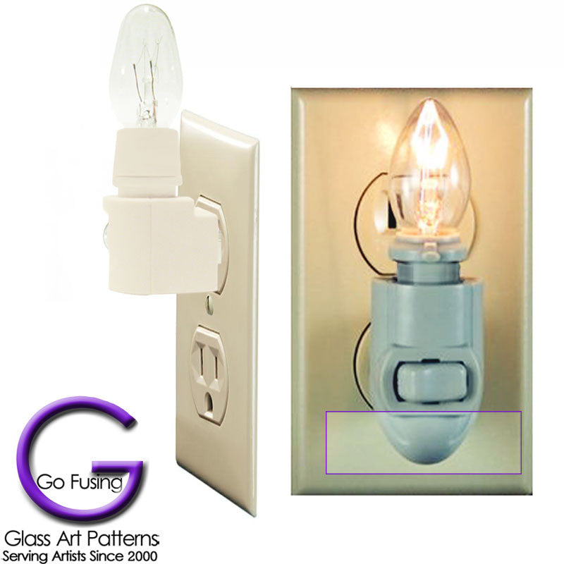 Compare our low profile night light that leaves the 2nd socket open compared to the cone style night lights.