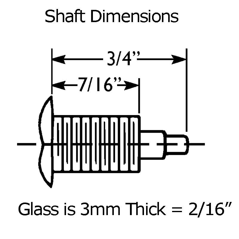 Quartz Clock Movements shaft dimensions