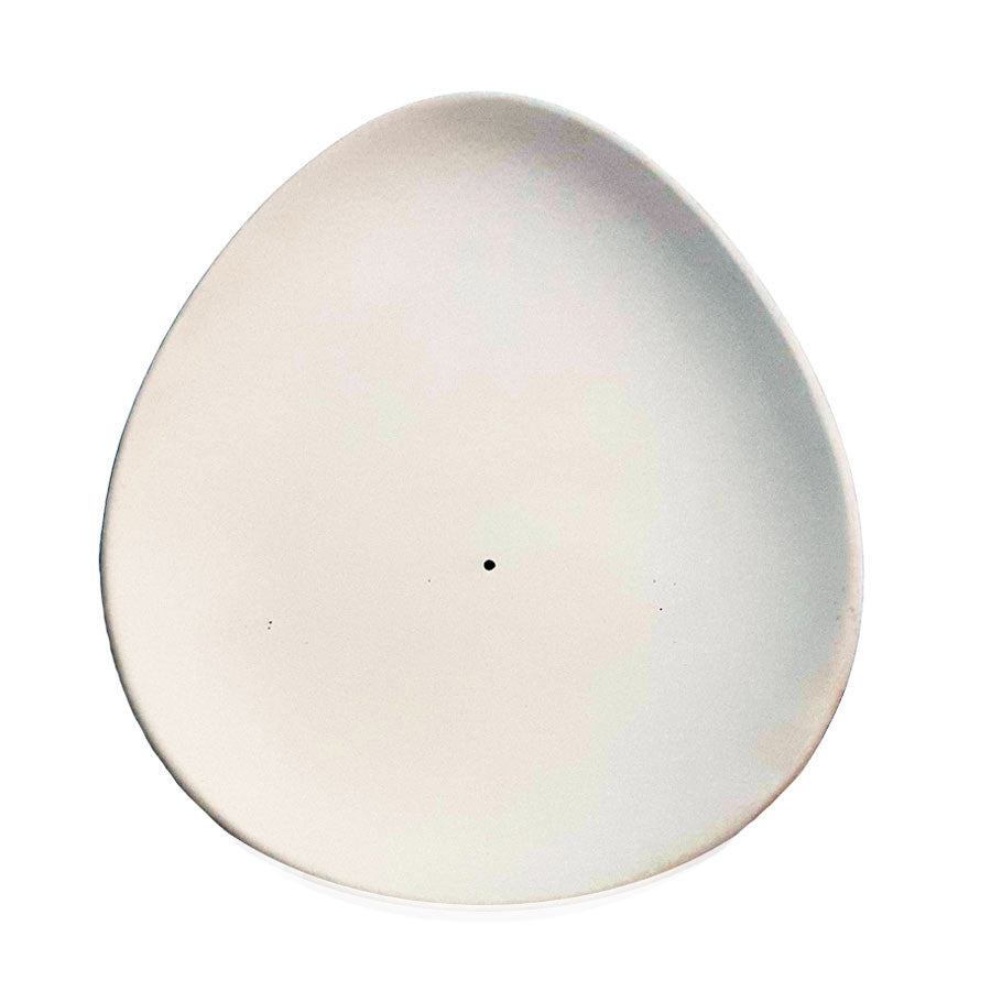 Seasonal Slumping Mold - Easter Egg Platter Dish Fused Glass Example