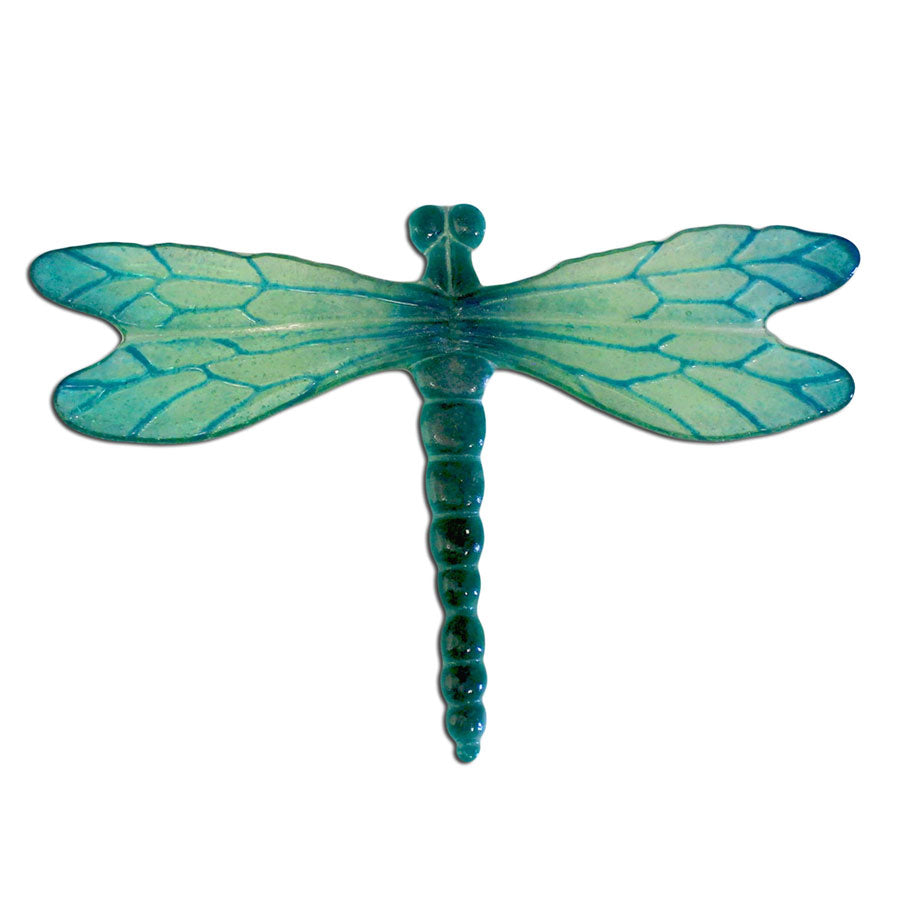 Made from Frit Cast Mold: LF11 Dragonfly Fused Glass Exampl