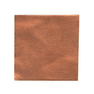 Sheet: Copper .005 gauge, 6 x 6 inch (152.39 mm square) Craft Metal