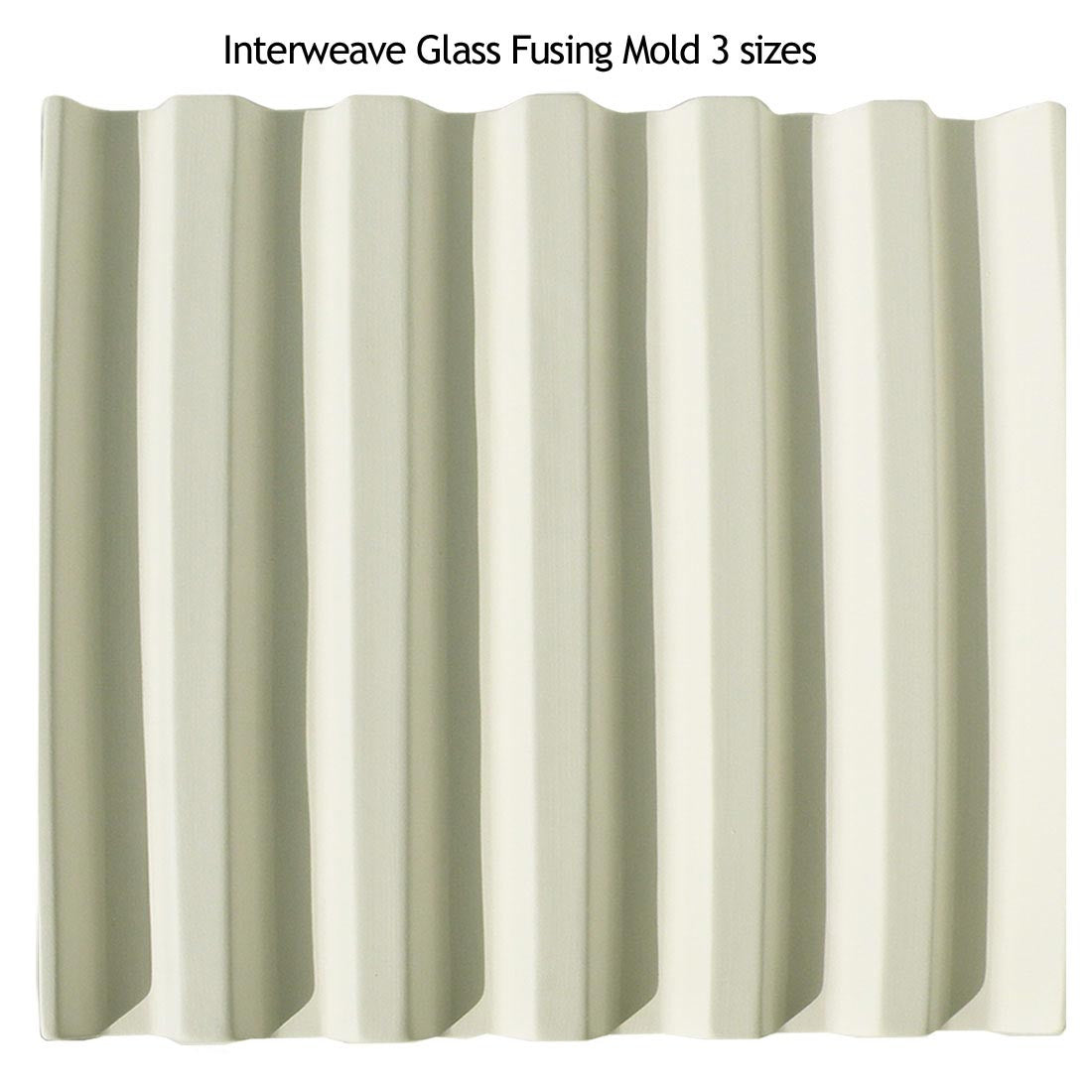 Glass Drape Mold - Inter-Weave Rectangular 3 Sizes: Small 5 1/2", Medium 9", Large 11"