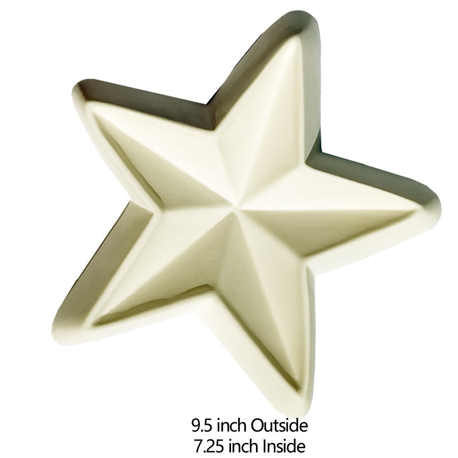 Star Frit Cast Mold Five Point Traditional