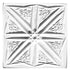 Texture Mold: Glass 16 Point Star Pattern (41260)