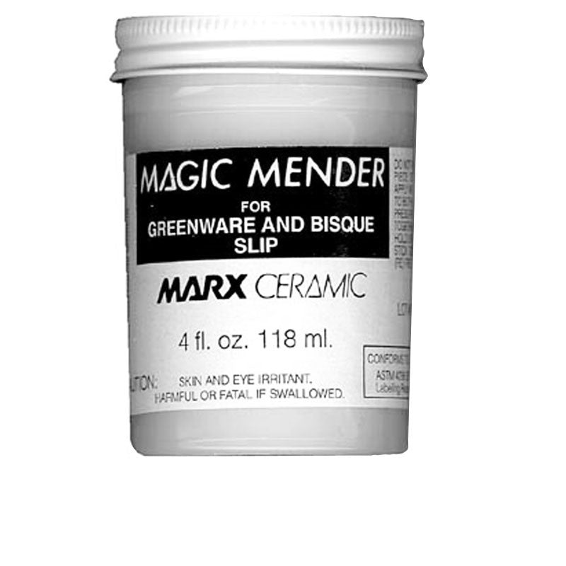 Mold Repair - Magic Mender by Marx Ceramic.  Repairs Glass Molds, ceramic or Porcelain.  It is a Bisque Fix.