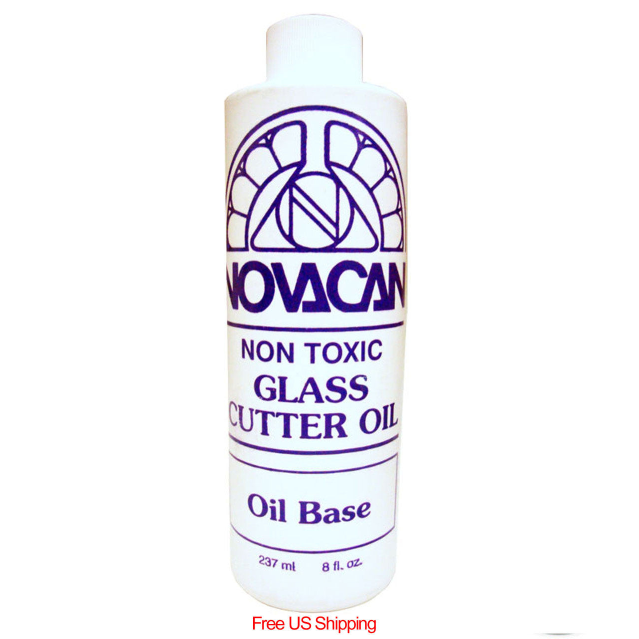 Glass Tool - Glass Cutter Oil 8 oz by Novacan Free US Shipping (41520-E)