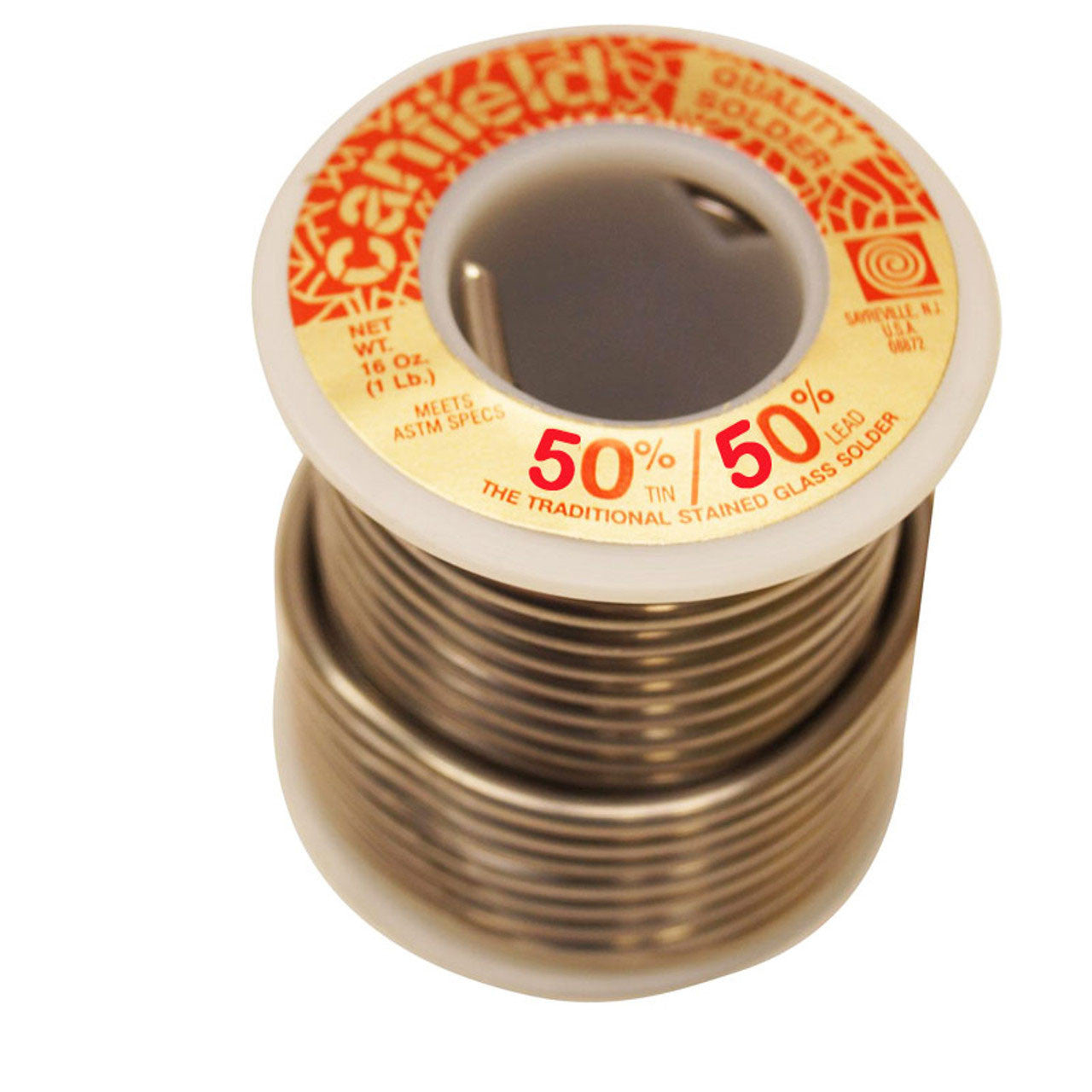  50/50 Lead Solder - 1 pound spool Canfiled (41700-5050)
