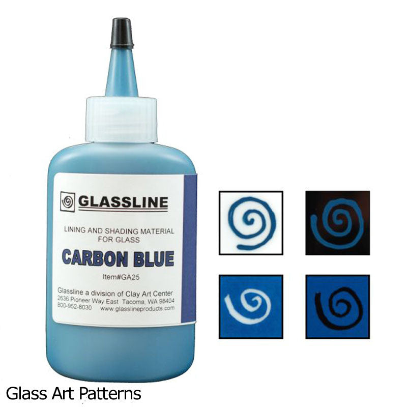 Paint Carbon Blue Glassline Fusing Pen GA25