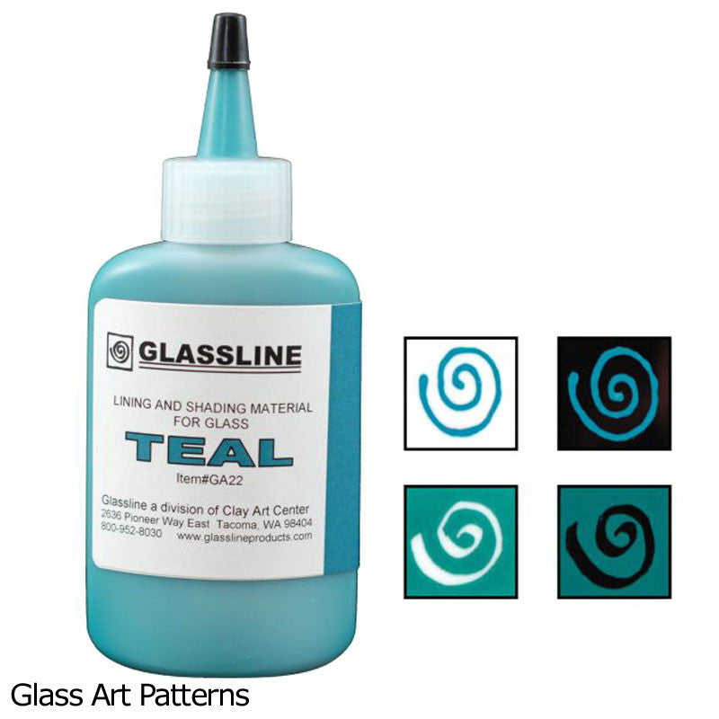 Paint Teal Glassline Fusing Pen GA22