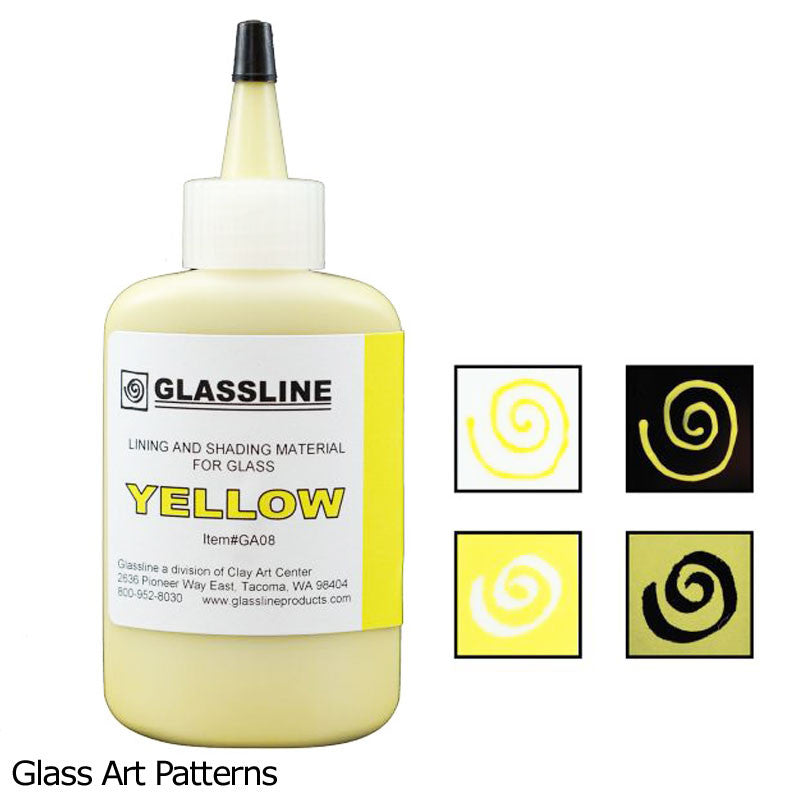 Paint Yellow Glassline Fusing Pen GA08