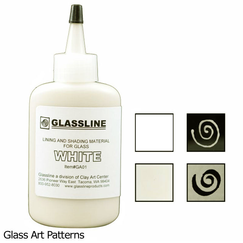 Paint White Glassline Fusing Pen GA01