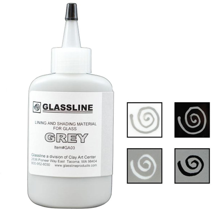 Grey Glassline Fusing Paint Pen GA03 (44526)