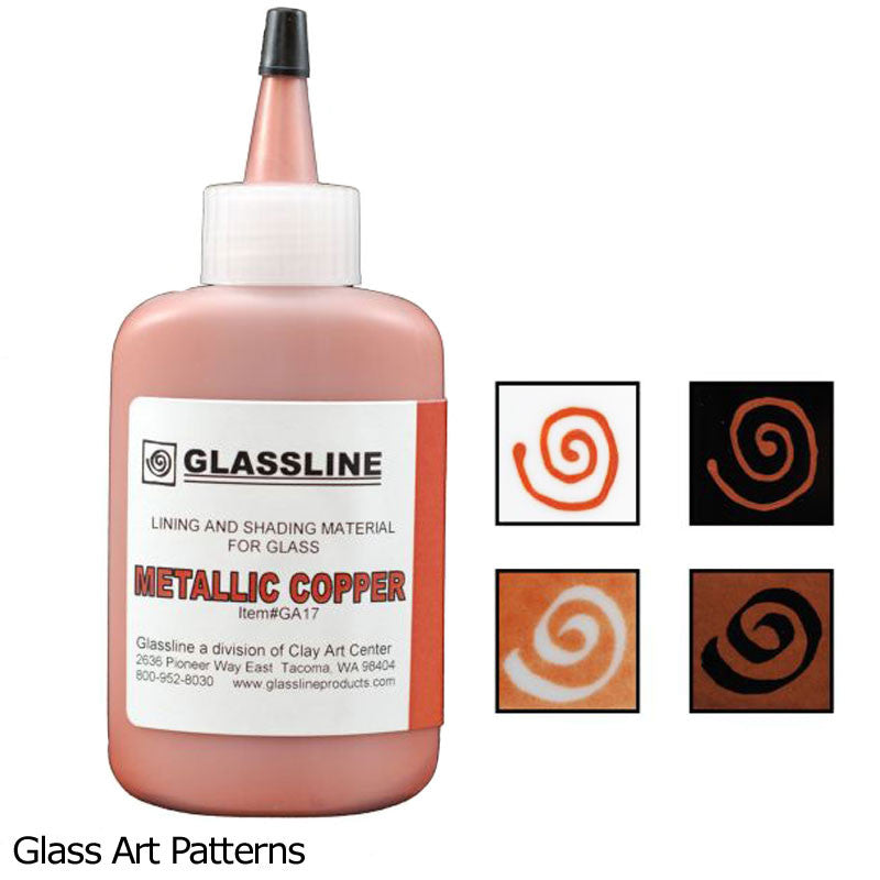 Paint Copper - Metallic Glassline Fusing Pen GA17