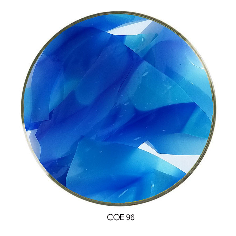 Coloritz™ Confetti Glass Shards  Ocean Water  Mix Opal COE96 SKU 96-34