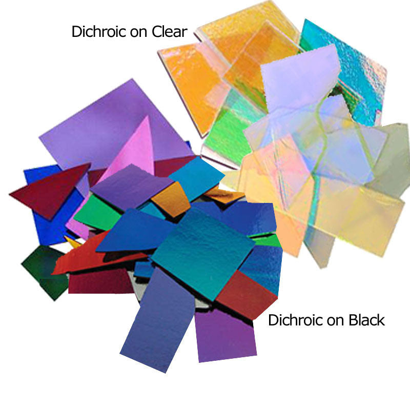 Dichroic Thin DicroMagic CBS Smooth Variety Scrap Glass COE96 (96425)
