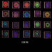 Dichroic Pinwheel COE96 Kaleidoscopes CBS Precut Design on Clear (96700-KAL)
