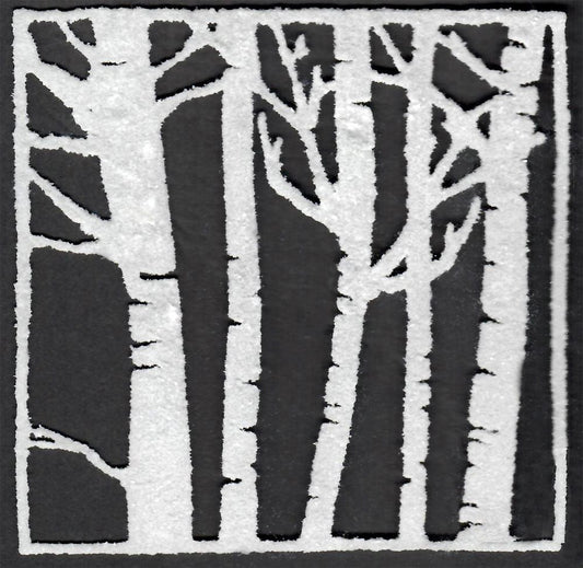 96 COE Precut Glass Shape Forest of Trees Wafer – Go Fusing