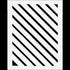 COE96 Precut Wafer Diagonal Pattern Sheet (96785)  White Opal