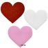 COE96 Precut Glass Heart Shape Traditional Color Choices: Lavendar, Classic Pink, Red or White Opal