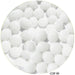 COE 96 Fusible Glass Pebbles - White Opaque (96905-Pebble) 1//2 inch or 1/4 inch