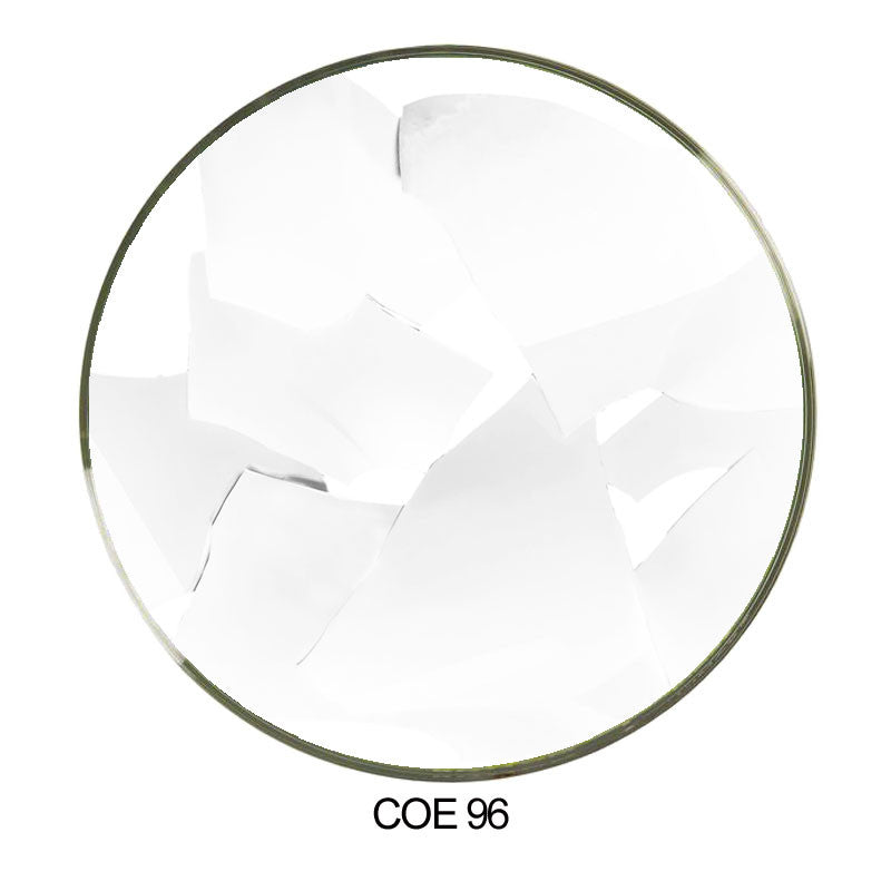Coloritz™ Confetti Glass Shards White Opal COE96